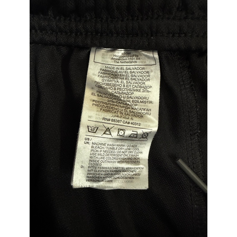 Adidas Kids Soccer Training Pants Black Grey Size S 9-10Y Joggers - Picture 3 of 9